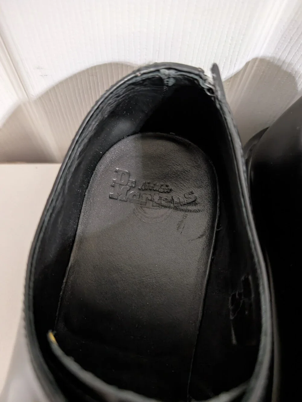 Dr Martens Shoes Mens SIze 10 Mono Smooth Leather Oxford Black Women 9
